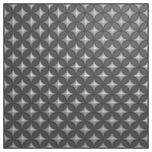Vaessen Creative - 3D Embossing Folder Grafic Stars 5.9x5.9