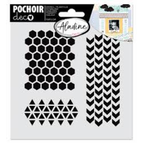 Aladine - Decorative Stencil – DIY Triangle 81061