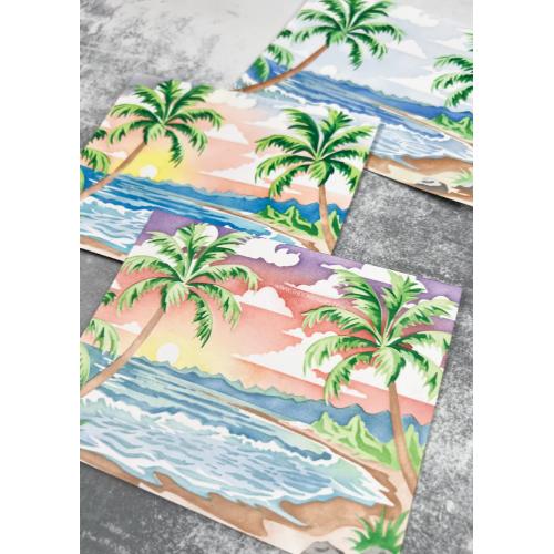 The Ton Stamps - Beachscape Layering Stencils