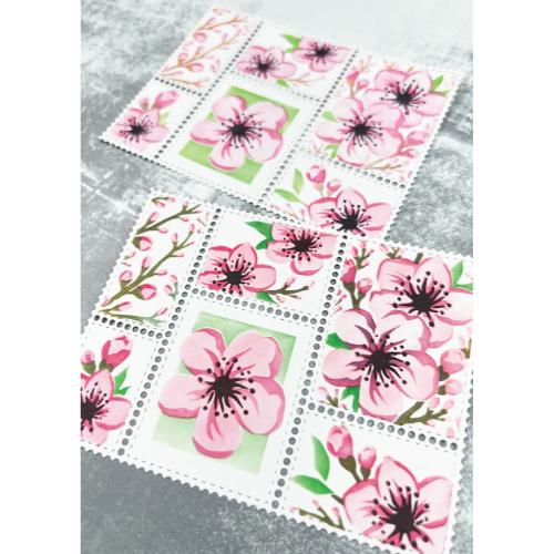 The Ton Stamps - Postage: Cherry Blossoms Layering Stencils