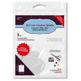 Scrapbook Adhesives 3D Foam Creative Sheets White 1mm 4x5"