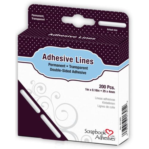 Scrapbook Adhesives Adhesive LINES 1" - 200