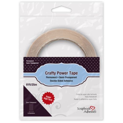 Scrapbook Adhesives Crafty Power Tape Polybag 81'