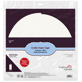 Scrapbook Adhesives Crafty Foam Tape - White 54' x 0.5" - Postage as per Actual