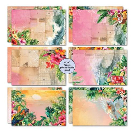 3Quarter Designs Tropic Excursion  6x4 Card Pack