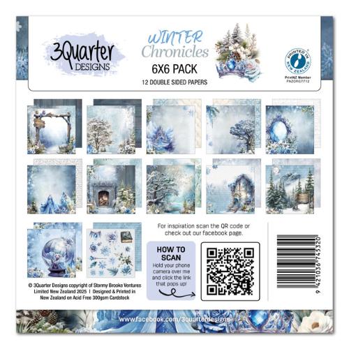 3Quarter Designs Winter Chronicals 6x6 Paper Pack