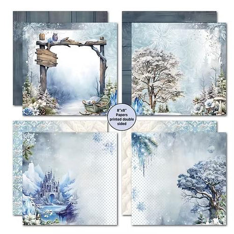 3Quarter Designs Winter Chronicals  8x8 Paper Pack