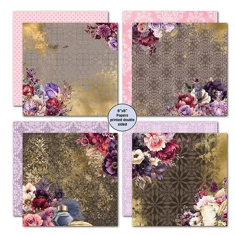 3Quarter Designs Petal Serinade 8x8 Paper Pack