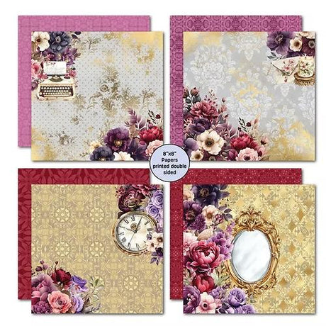 3Quarter Designs Petal Serinade 8x8 Paper Pack