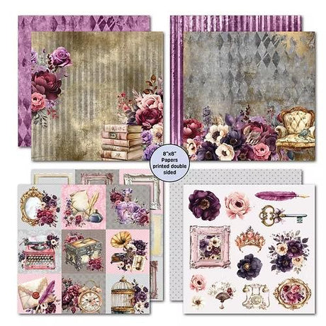 3Quarter Designs Petal Serinade 8x8 Paper Pack