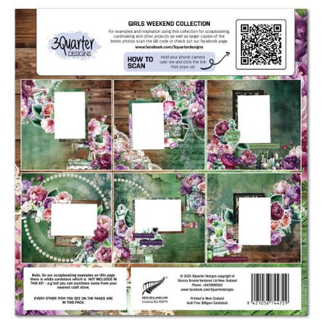 3Quarter Designs Girls Weekend 12x12 Collection - Postage as per Actual