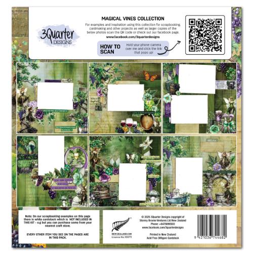 3Quarter Designs Magical Vines 12x12 Collection - Postage as per Actual