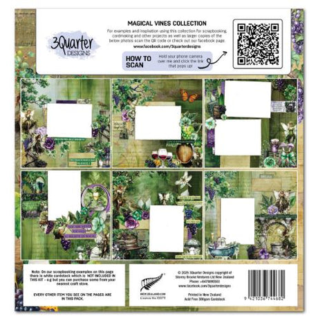 3Quarter Designs Magical Vines 12x12 Collection - Postage as per Actual