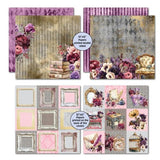 3Quarter Designs Petal Serinade 12x12 Design Paper & Diecuts Set - Postage as per Actual
