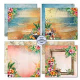 3Quarter Designs Tropic Excursion 12x12 Design Paper & Diecuts Set - Postage as per Actual