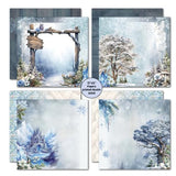 3Quarter Designs Winter Chronicals 12x12 Design Paper & Diecuts Set - Postage as per Actual