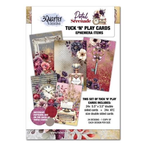 3Quarter Designs Petal Serinade - Tuck N Play Cards