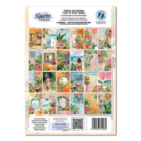 3Quarter Designs Tropic Excursion - Tuck N Play Cards
