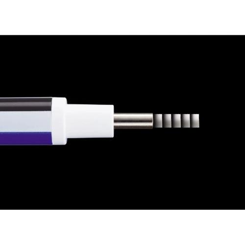 Tombow - Precision eraser MONO zero, refillable, round tip 2,3 mm diameter, blue/white/black
