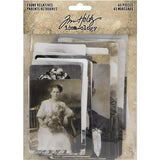 Idea-Ology Found Relative Vintage Portraits 45/Pkg