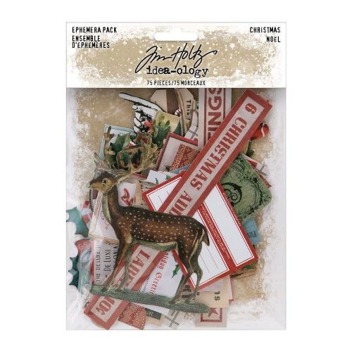 Idea-ology Tim Holtz Christmas Ephemera Pack