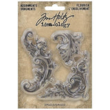 Idea-Ology Metal Adornments 3/Pkg Flourish