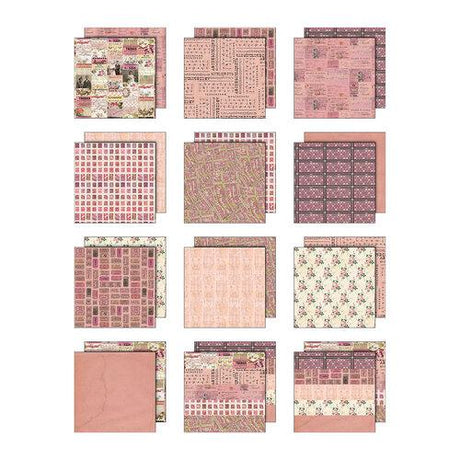 Idea-ology Double- Sided Cardstock 12"X12" 12/Pkg-Palette Collection: Pink - Postage as per Actual
