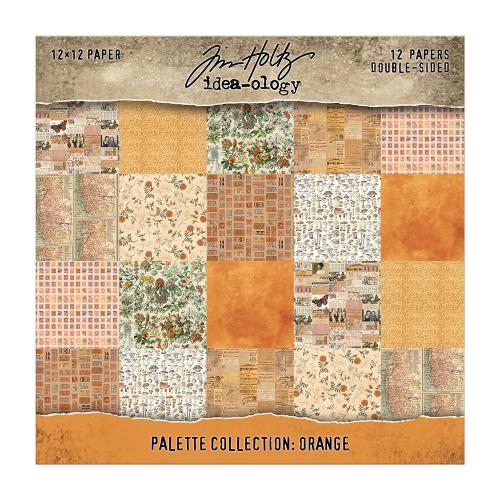 Idea-ology Double- Sided Cardstock 12"X12" 12/Pkg-Palette Collection: Orange - Postage as per Actual