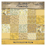 Idea-ology Double- Sided Cardstock 12"X12" 12/Pkg-Palette Collection: Yellow - Postage as per Actual