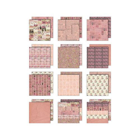 Idea-ology Double-Sided Cardstock 8"X8" 12/Pkg-Palette Collection: Pink
