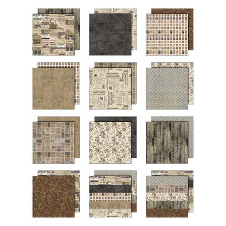 Idea-ology Double-Sided Cardstock 8"X8" 12/Pkg-Palette Collection: Neutral