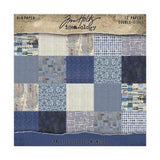 Idea-ology Double-Sided Cardstock 8"X8" 12/Pkg-Palette Collection: Indigo