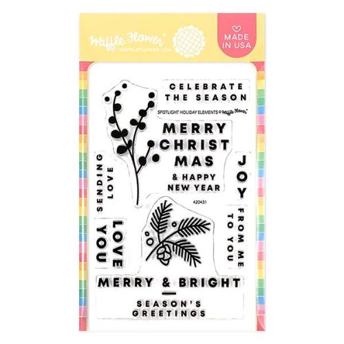 Waffle Flower - Spotlight Holiday Elements Stamp Set