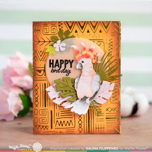 Waffle Flower - Tropical Kit Die