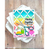 Waffle Flower - Quilted Squares Texture Die