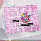 Waffle Flower - Doodle Print Stencil