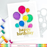 Waffle Flower - Classic Happy Birthday Foil Plate with Die