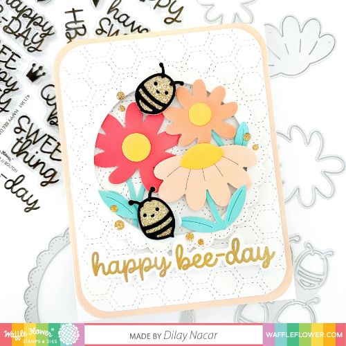 Waffle Flower - Nesting Rounded Rectangles Die