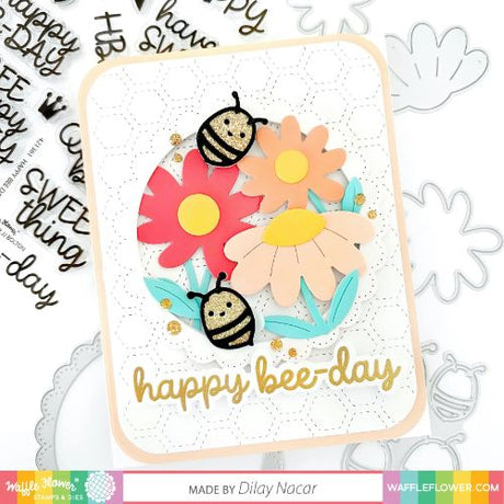 Waffle Flower - Nesting Rounded Rectangles Die