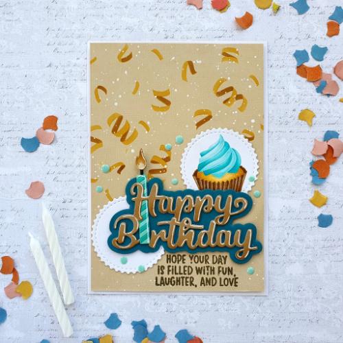 Waffle Flower - Inside Sentiments Birthday 2 Stamp Set