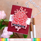 Waffle Flower - Sketched Rose Stamp Set