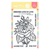 Waffle Flower - Sketched Rose Stamp Set