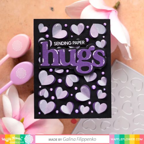 Waffle Flower - Pop-up Heart Die