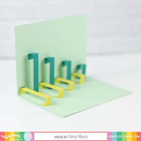 Waffle Flower - Inside Pop-up Hinges Die