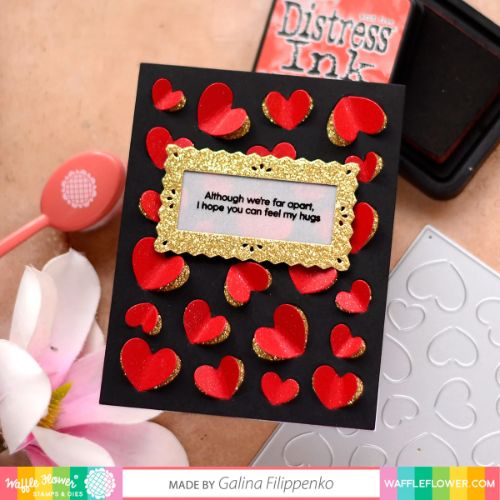 Waffle Flower - Inside Sentiments Hugs Stamp Set