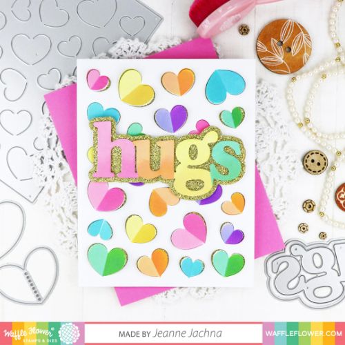 Waffle Flower - Oversized Hugs Print Die