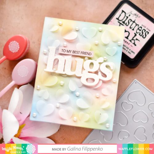 Waffle Flower - Oversized Hugs Print Die