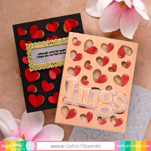 Waffle Flower - Oversized Hugs Print Die