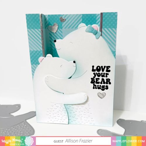 Waffle Flower - Intertwined Bear Hugs Die