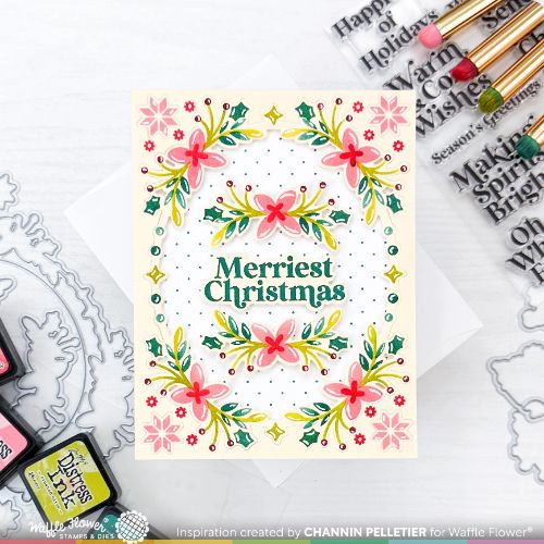Waffle Flower - Folk Art Frame Matching Die